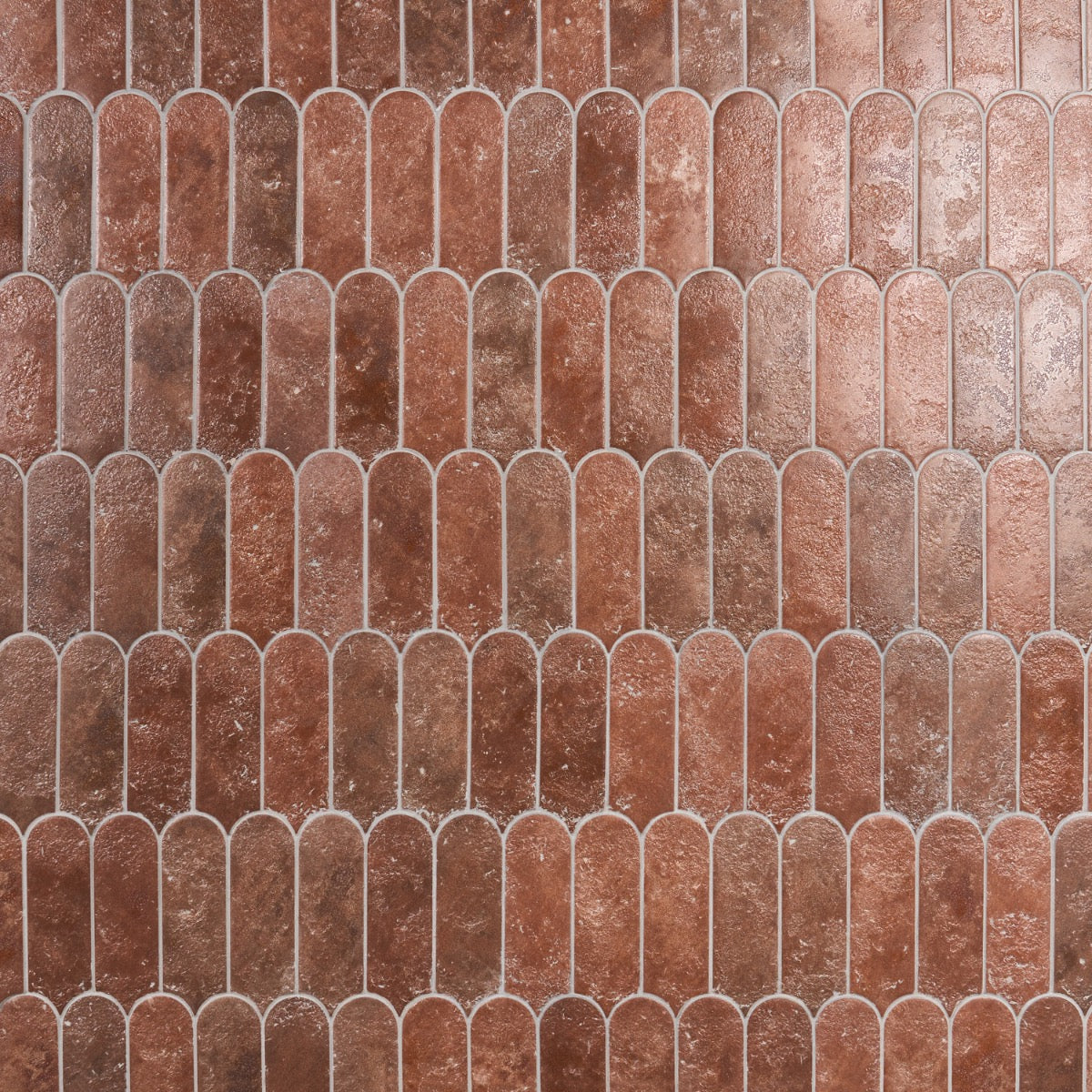 Corali Canyon Terracotta 3x9 Textured Matte Ceramic Tile by Lux Tile