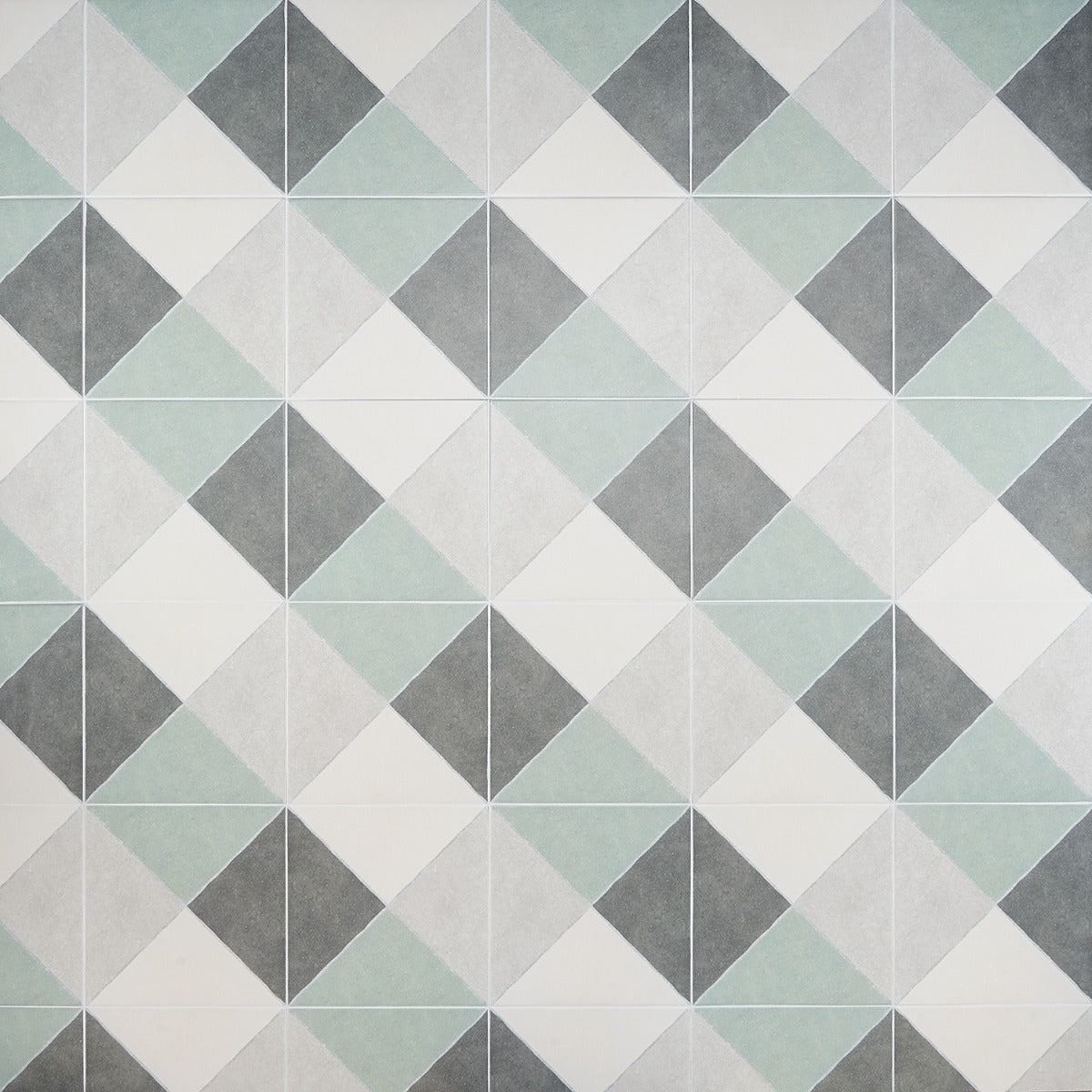 Auteur Plaid Sage Green 9x9 Matte Porcelain Tile