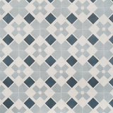 Lapaz Cross Blue 9x9 Matte Porcelain Tile - Lux Tile