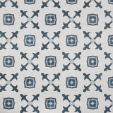 Lapaz White & Blue Herald 9x9 Matte Porcelain Tile - Mediterranean Design