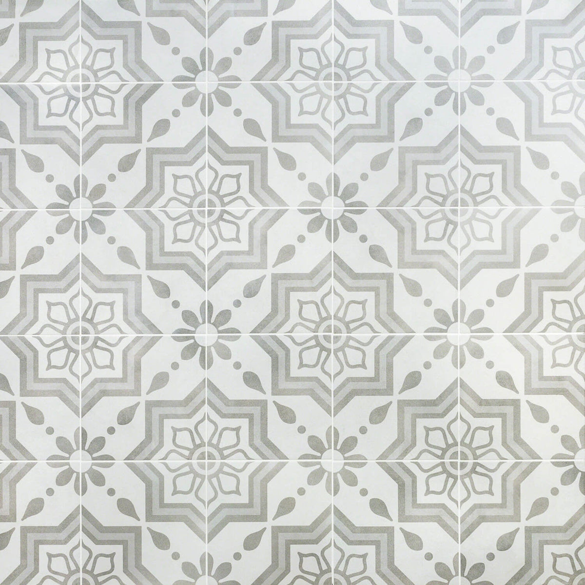 Cascais Silver Sky 9x9 Matte Porcelain Tile - Lux Tile