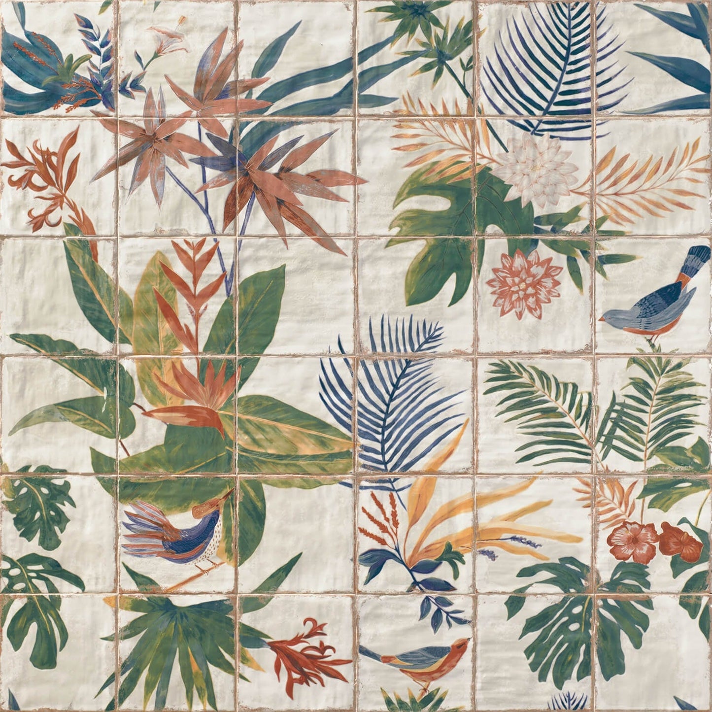 Angela Harris Dunmore Sonata Mural 8x8 Polished Ceramic Wall Tile
