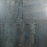 Angela Harris Metallic Blue Matte Porcelain Tile 24x24