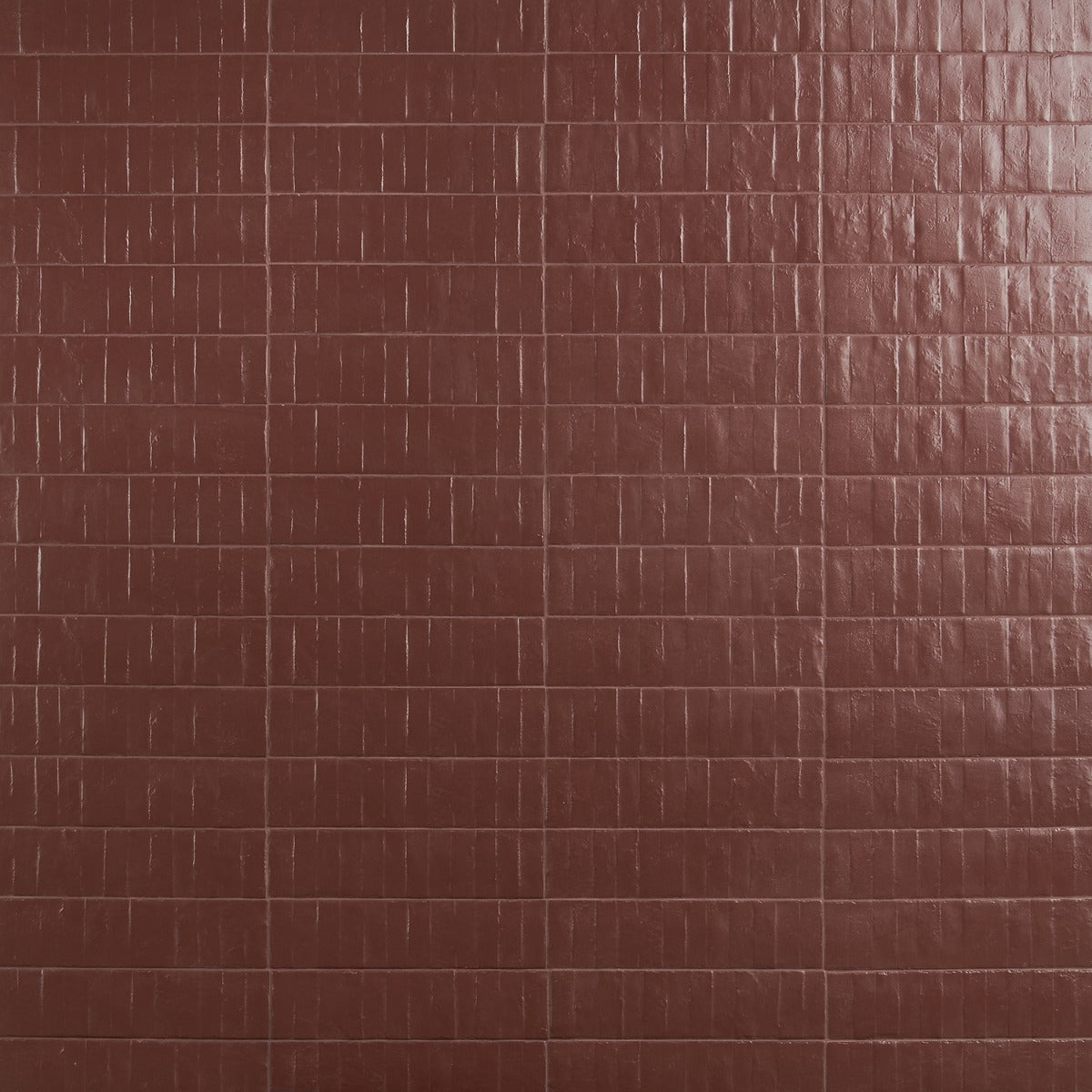 Lux Tile Rework Burgundy Matte Porcelain Subway Tile 3x12