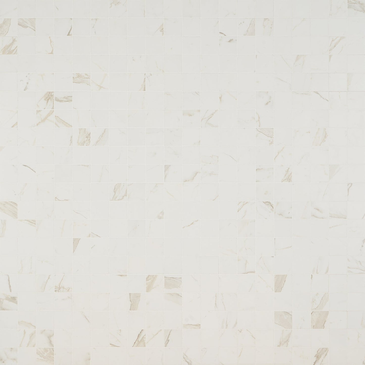 Versilia Calacatta Oro Matte Porcelain Mosaic Tile - Lux Tile