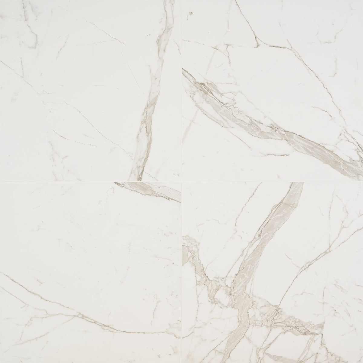 Versilia Statuario Matte Porcelain Tile 24x24 - Lux Tile