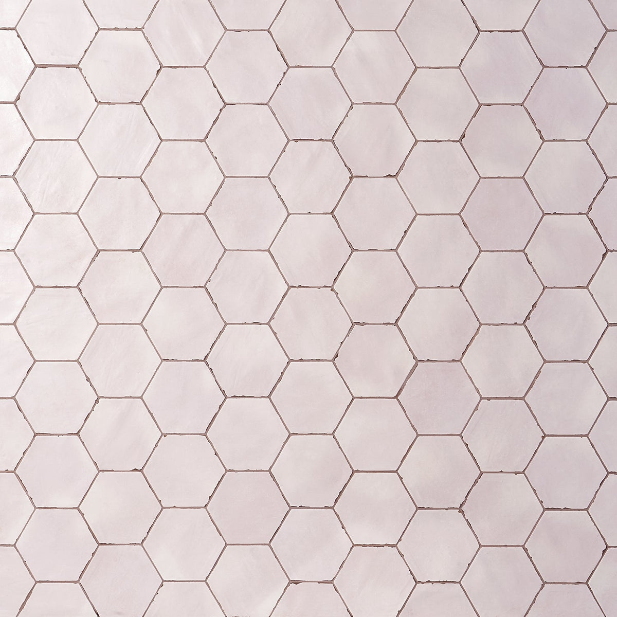 Sasha Hex Rose Pink Matte Porcelain Tile - 6" Hexagon