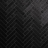 Rework Leather Black 3x12 Matte Porcelain Subway Tile - Lux Tile