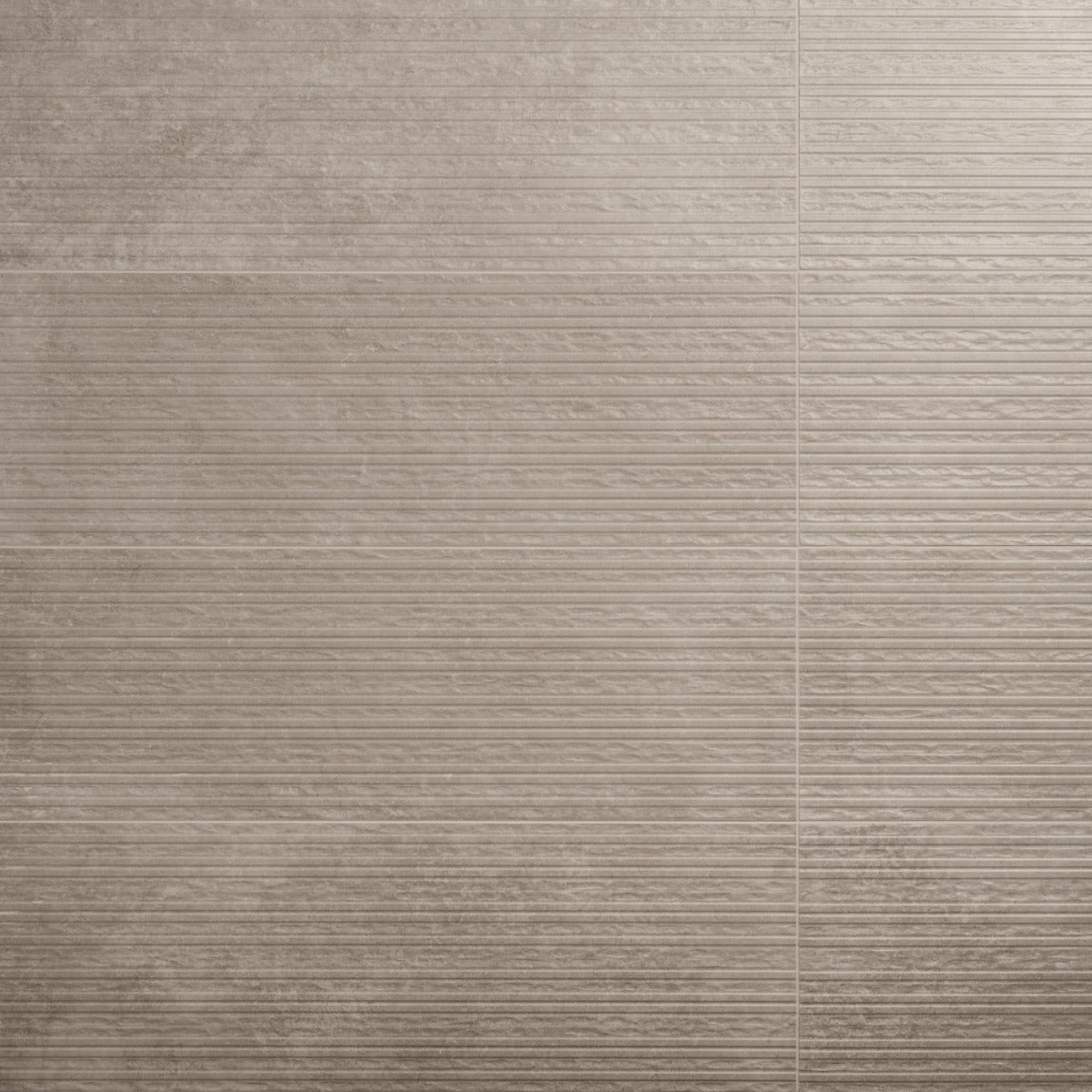 Stoneside Cream Beige Deco 12x36 Textured Matte Ceramic Tile by Lux Tile