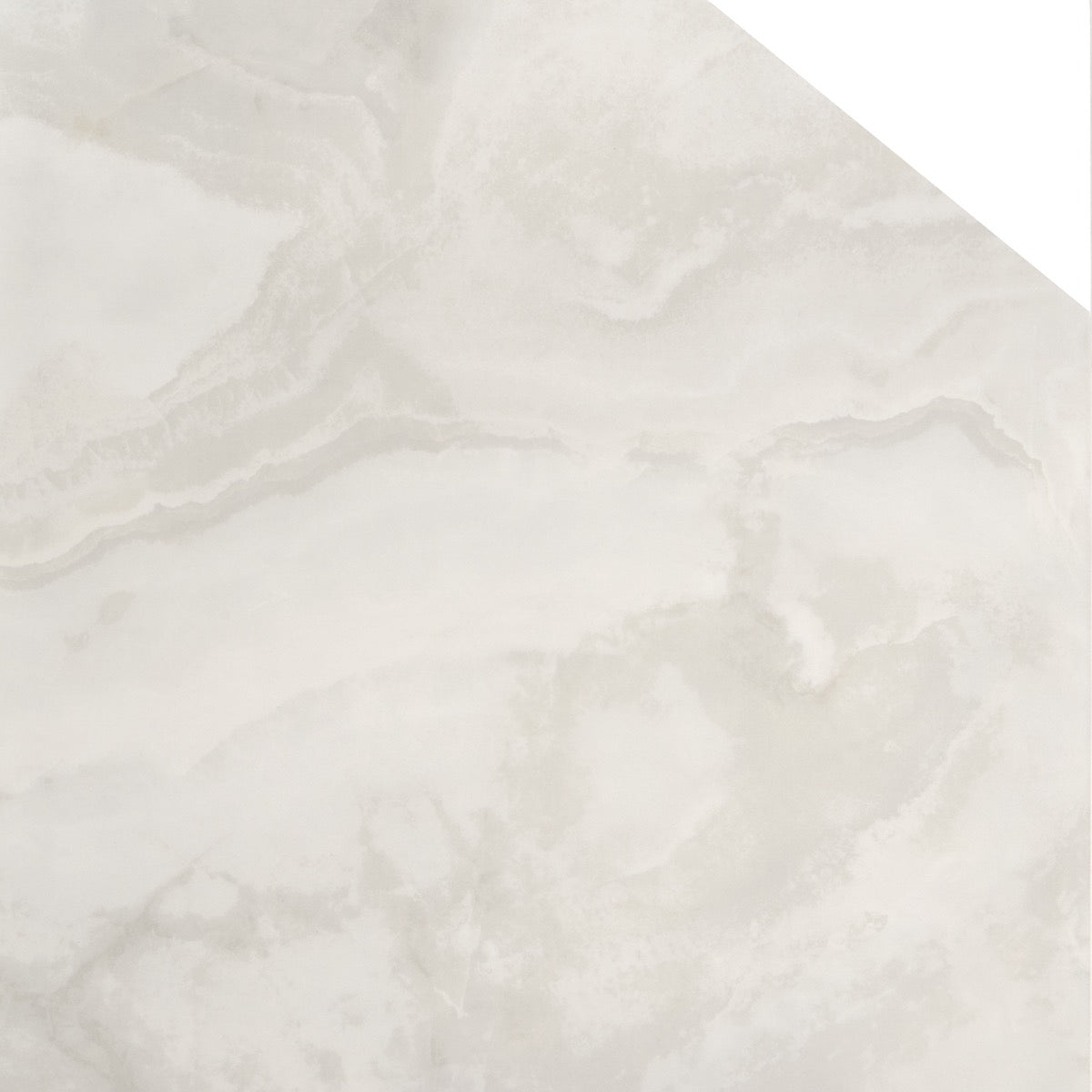 Jewel Onyx White 48x48 Polished Porcelain Tile by Lux Tile