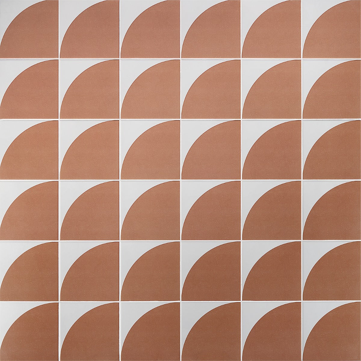 Stacy Garcia Maddox Deco Terracotta 8x8 Matte Porcelain Tile