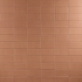 Stacy Garcia Maddox Terracotta Matte Ceramic Subway Tile 4x8
