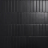Roller Black Matte Porcelain Subway Tile - 3x11 Inch