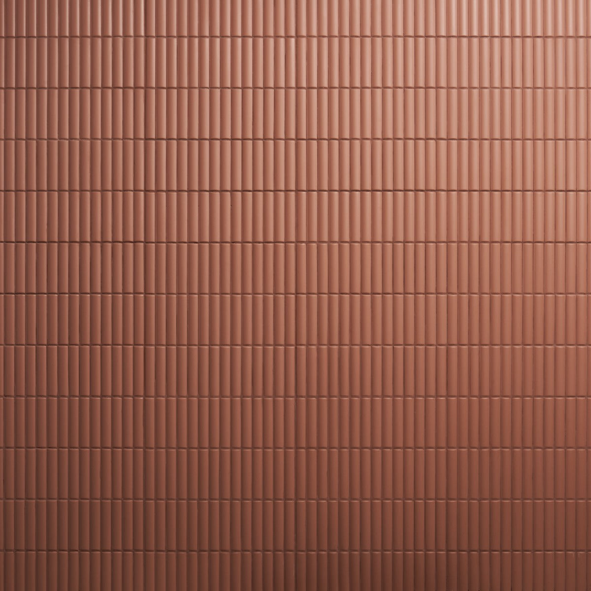 Roller Ribbed Terracotta 4x12 3D Matte Fluted Ceramic Tile