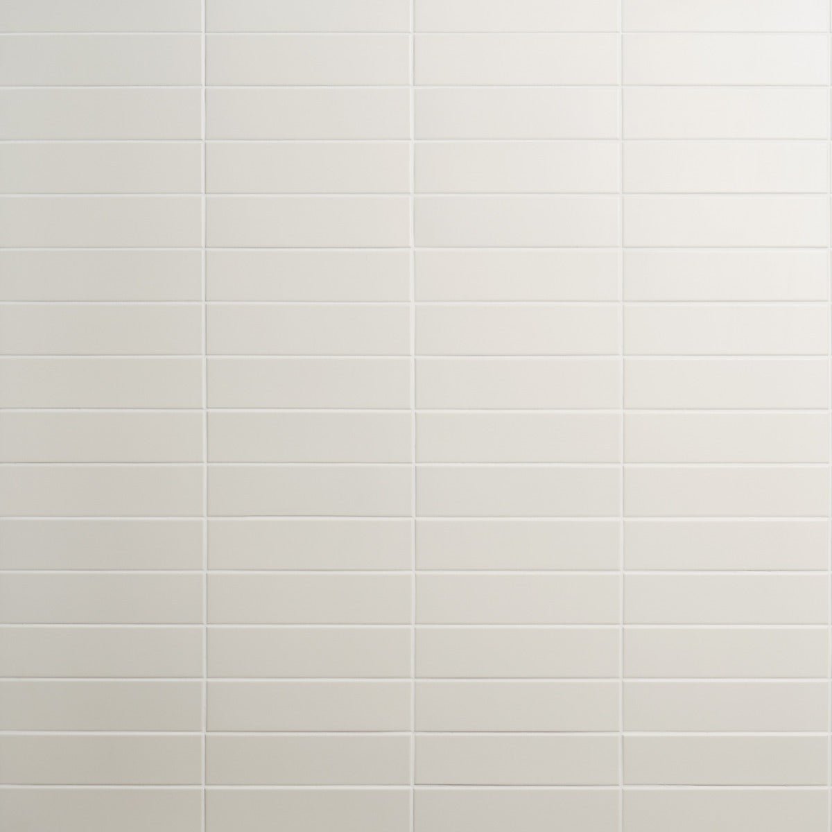 Roller White Matte Porcelain Subway Tile 3x11"
