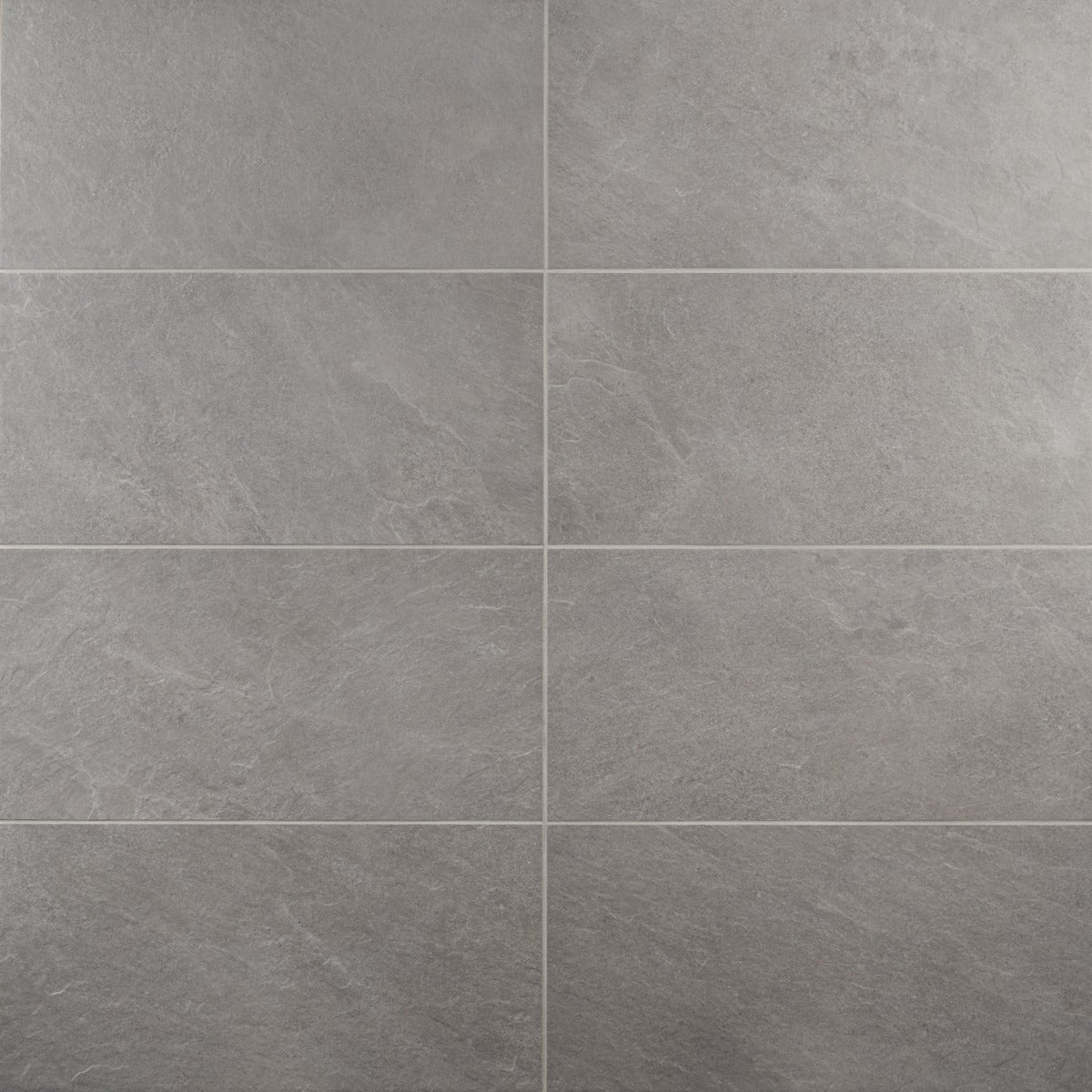 Era Silver Gray 12x24 Matte Porcelain Tile - Limestone Look