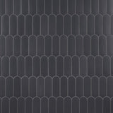 Parry Charcoal Matte Fishscale Ceramic Wall Tile 3x8