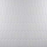Parry Mist Gray 3x8 Fishscale Matte Ceramic Wall Tile - Lux Tile