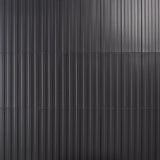 Bariano Black 6x16 Fluted 3D Matte Porcelain Tile