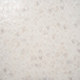 Greta Cruz Seashell White 5x8 Glossy Textured Porcelain Tile