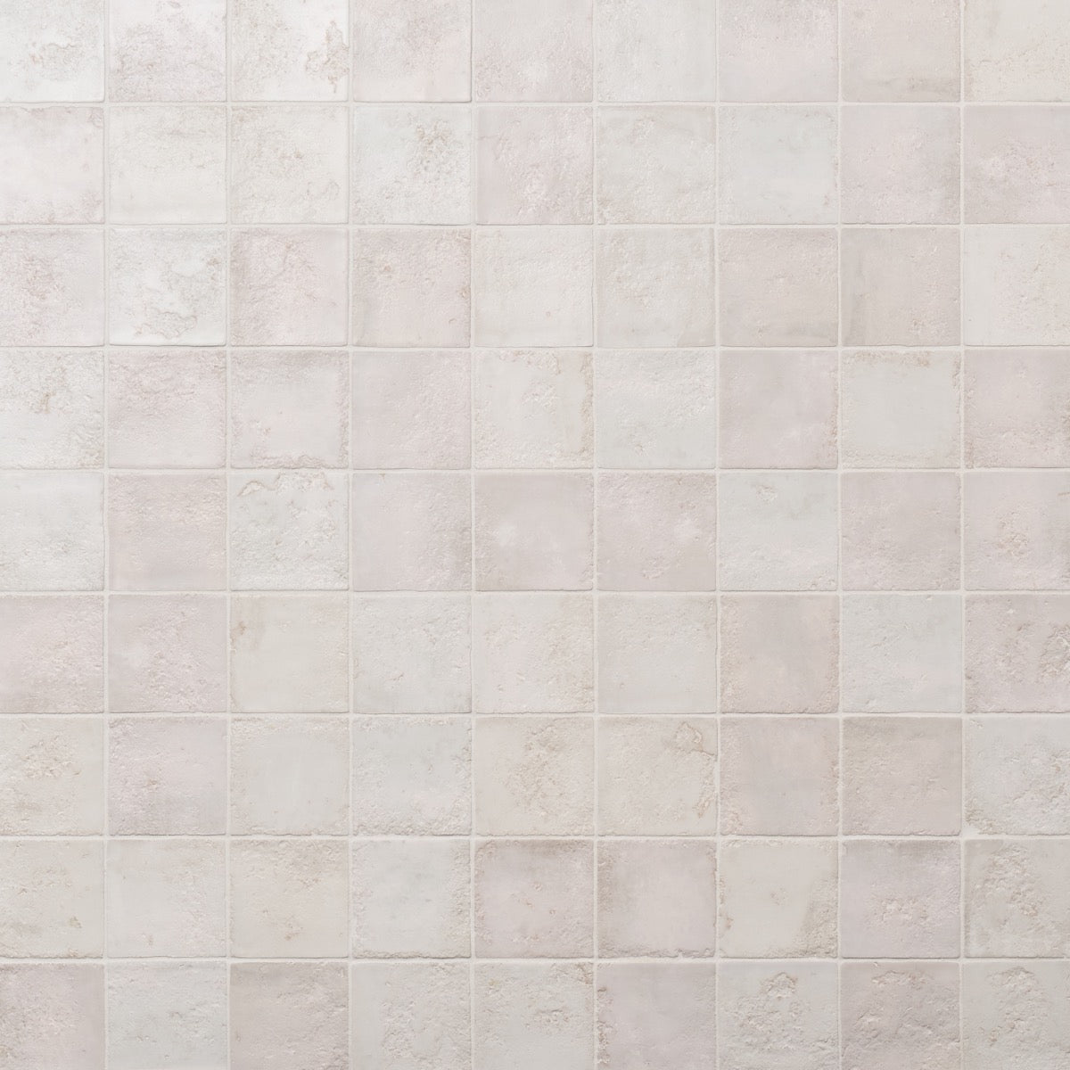 Navari White 5x5 Textured Matte Ceramic Tile - Tilebar