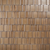 Kinro Golden Brown 6x6 3D Matte Porcelain Tile by Lux Tile