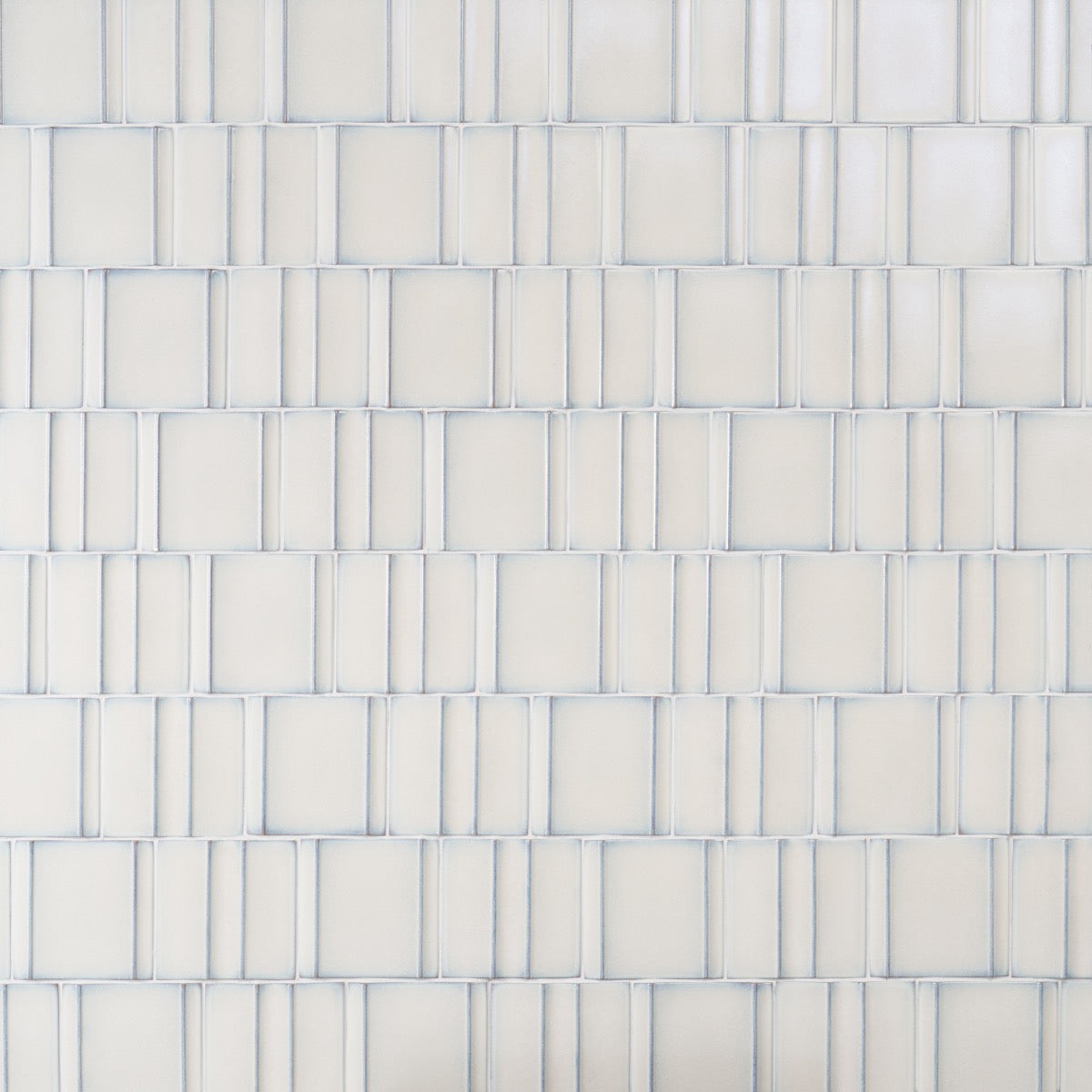 Kinro Snow White 6x6 3D Polished Porcelain Tile - Lux Tile