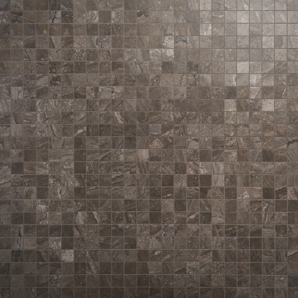 Santo Earth Brown 2x2 Matte Porcelain Mosaic Tile - Lux Tile