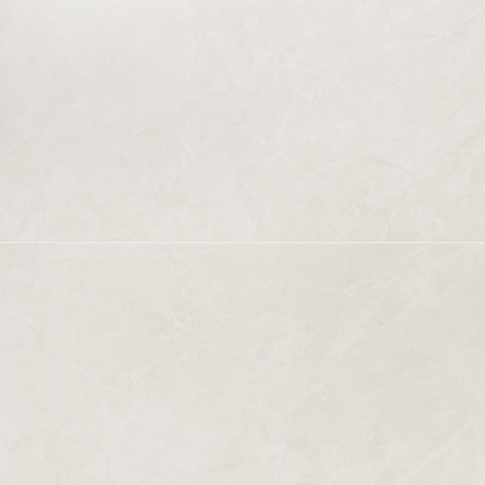 Boscato Cream White 24x48 Marble Look Matte Porcelain Tile