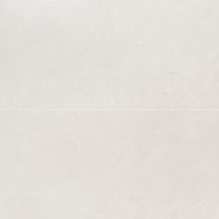 Boscato Cream White 24x48 Marble Look Matte Porcelain Tile