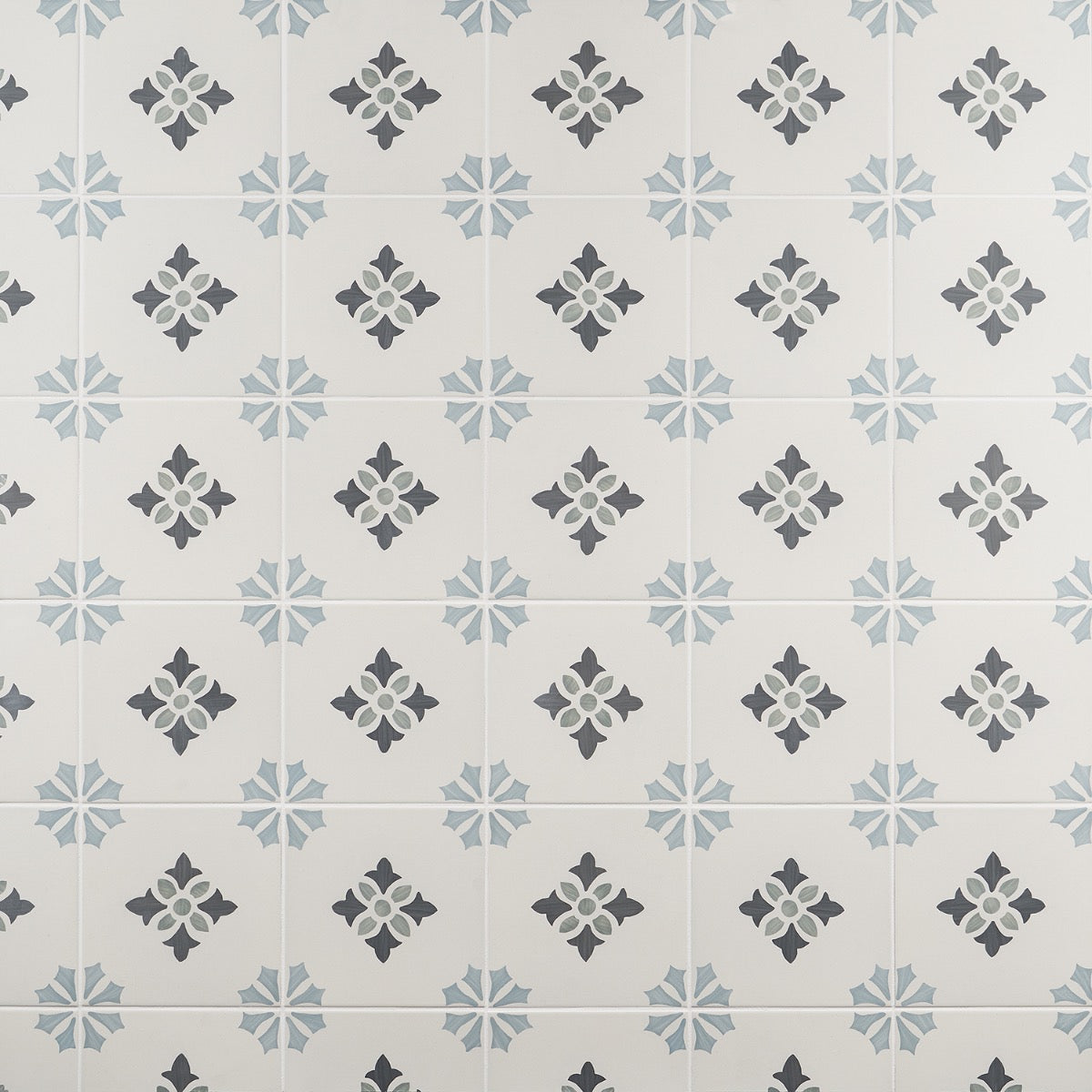 Lapaz Poppy Blue Green 9x9 Matte Porcelain Tile - Lux Tile