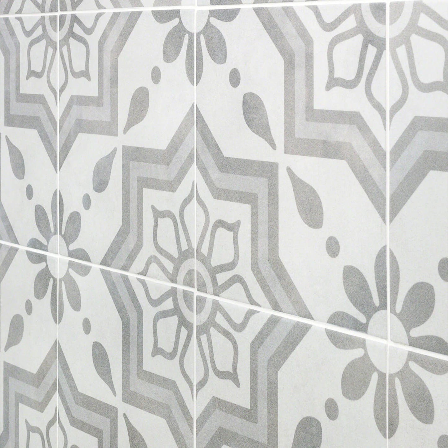 Cascais Silver Sky 9x9 Matte Porcelain Tile - Lux Tile