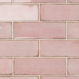 Los Lunas Rose Pink 4x12 Polished Ceramic Subway Tile - Lux Tile