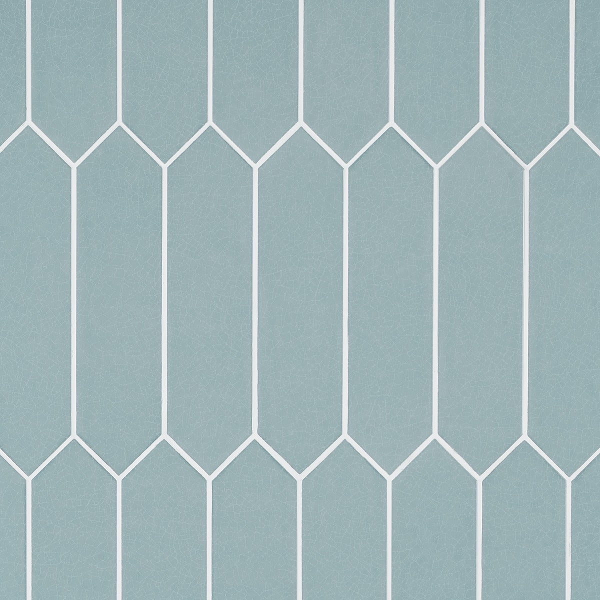 Tehama Crackled Blue 3x12 Ceramic Tile - Lux Tile