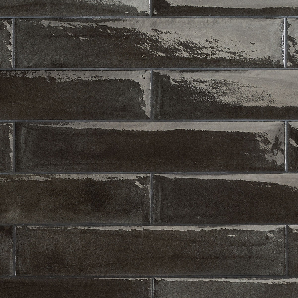 Tilebar Nero Black 3x16 Polished Porcelain Subway Tile