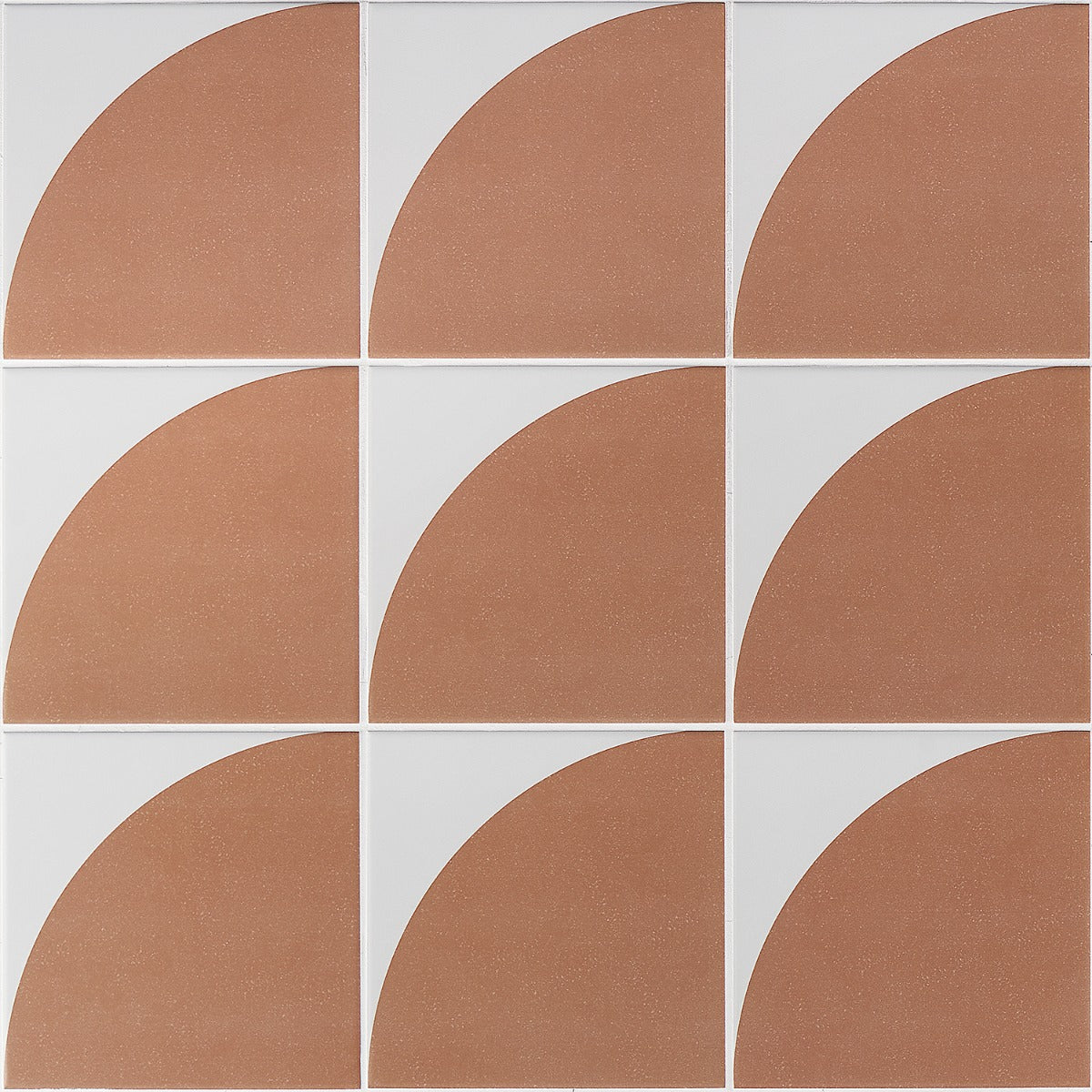 Stacy Garcia Maddox Deco Terracotta 8x8 Matte Porcelain Tile