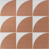 Stacy Garcia Maddox Deco Terracotta 8x8 Matte Porcelain Tile