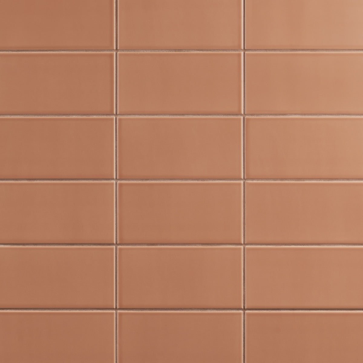 Stacy Garcia Maddox Terracotta Matte Ceramic Subway Tile 4x8