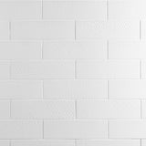 Tessuto White Matte Porcelain Subway Tile 4x12 - Lux Tile