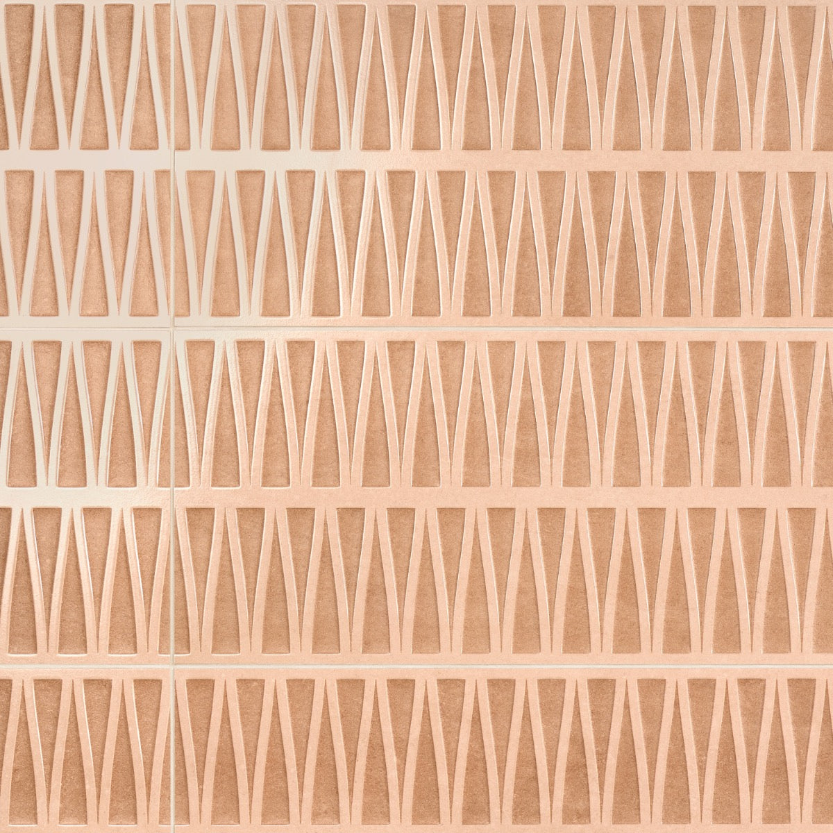 Terramay Deco Terracotta 12x36 3D Mixed Finish Ceramic Tile