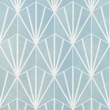 HexArt Deco Turquoise 8" Hexagon Matte Porcelain Tile - Lux Tile