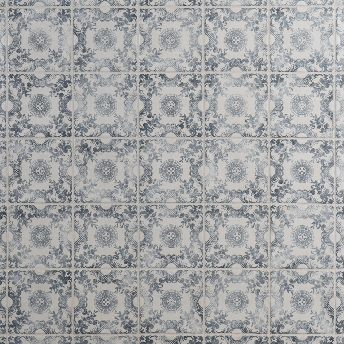 Talia Cala Blue 5x5 Matte Ceramic Tile by Paula Purroy