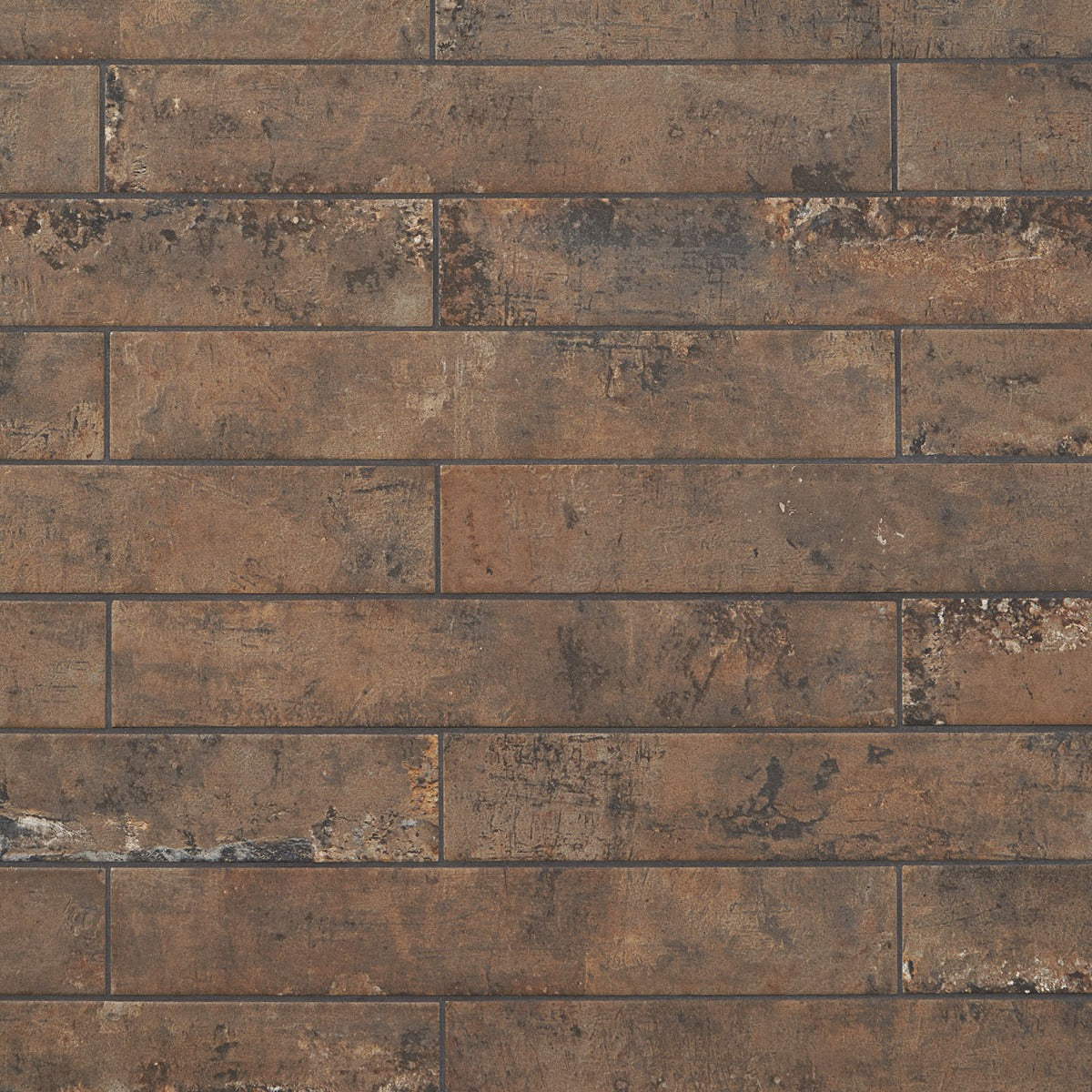 Lux Tile Portrait Copper 2x14 Matte Porcelain Subway Tile