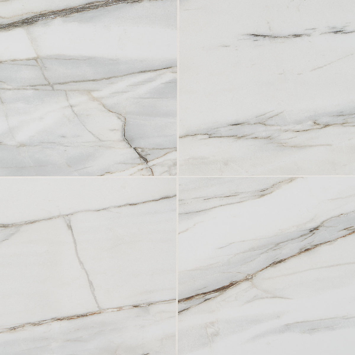 DreamStone Carpaccio White 12x24 Matte Porcelain Tile - Lux Tile