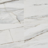 DreamStone Carpaccio White 12x24 Matte Porcelain Tile - Lux Tile