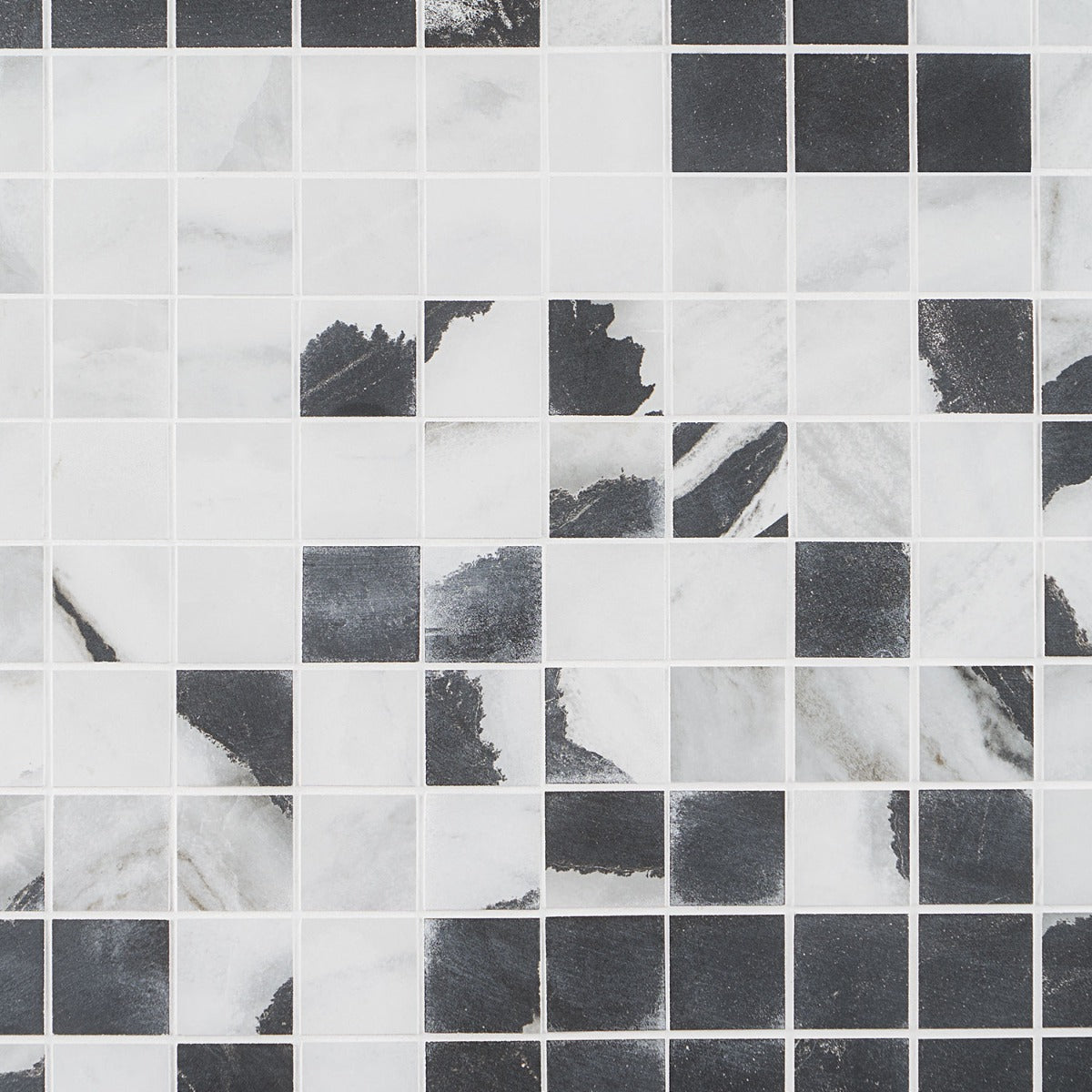 DreamStone Panda White 2x2 Matte Porcelain Mosaic Tile