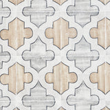 Alesso Deco Picos Beige 8x8 Matte Porcelain Tile - Lux Tile