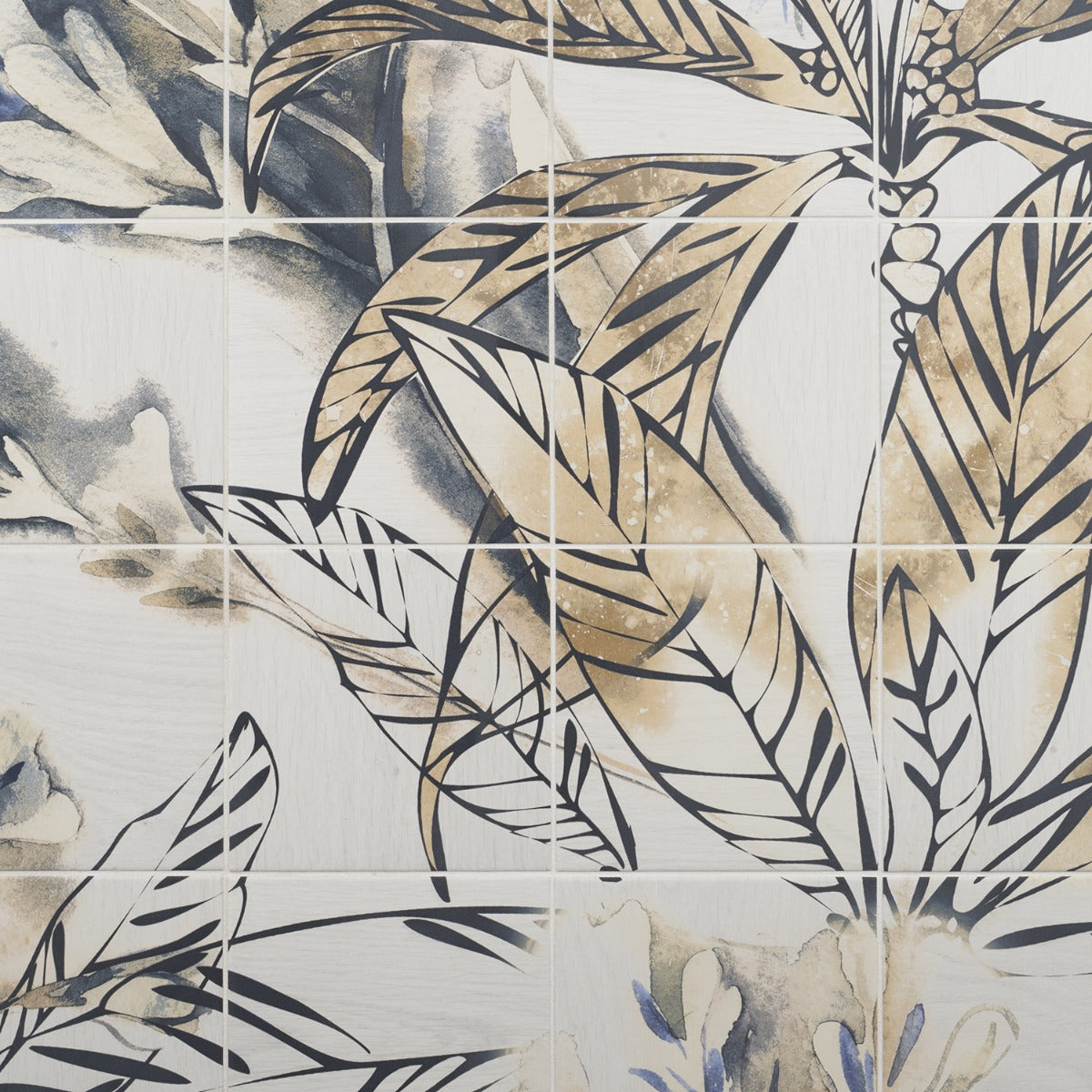 Angela Harris Wilder Autumn Mural 8x8 Matte Porcelain Tile