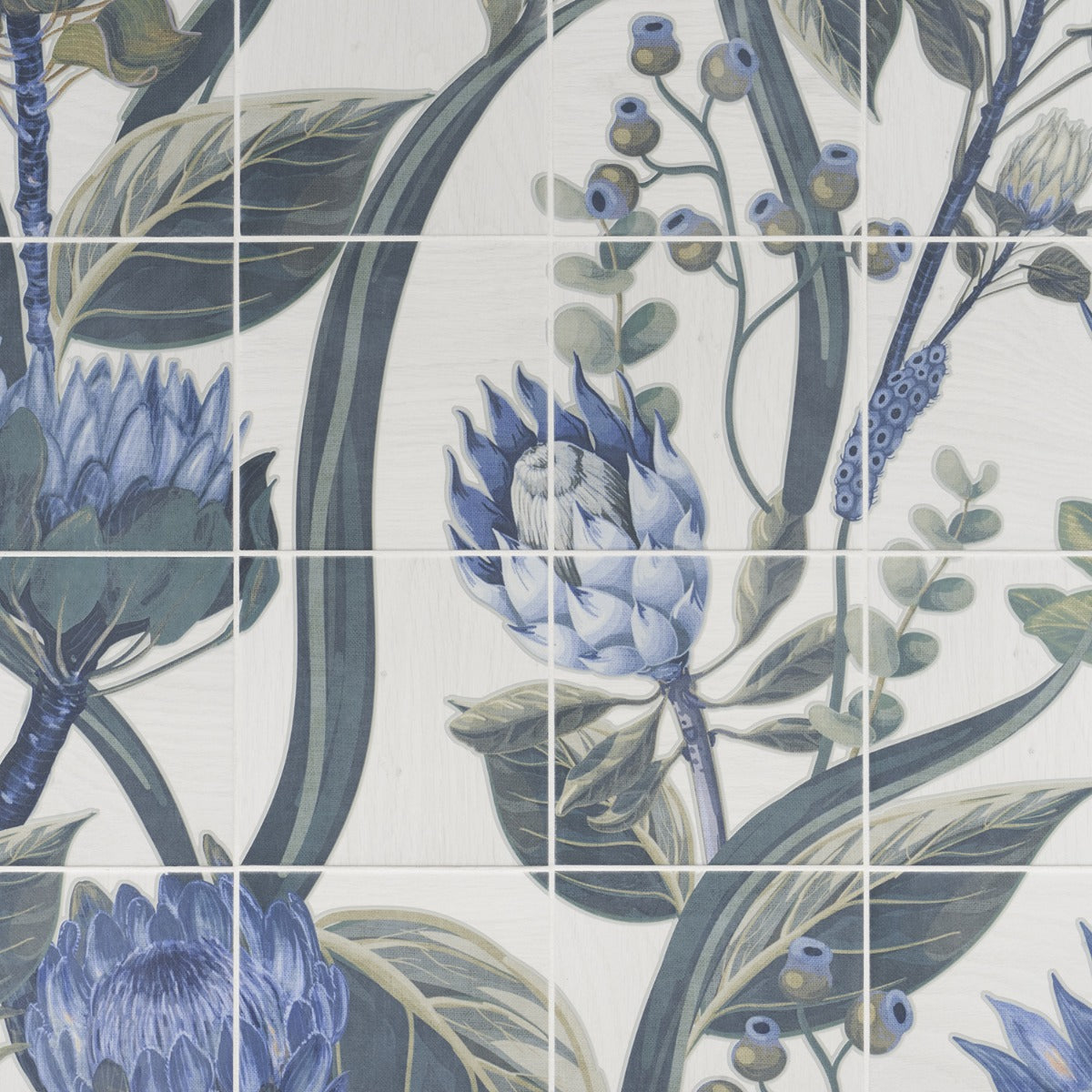Angela Harris Wilder Protea Mural 8x8 Matte Porcelain Tile