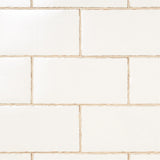 Jamesport White 6"x12" Glossy Porcelain Subway Tile